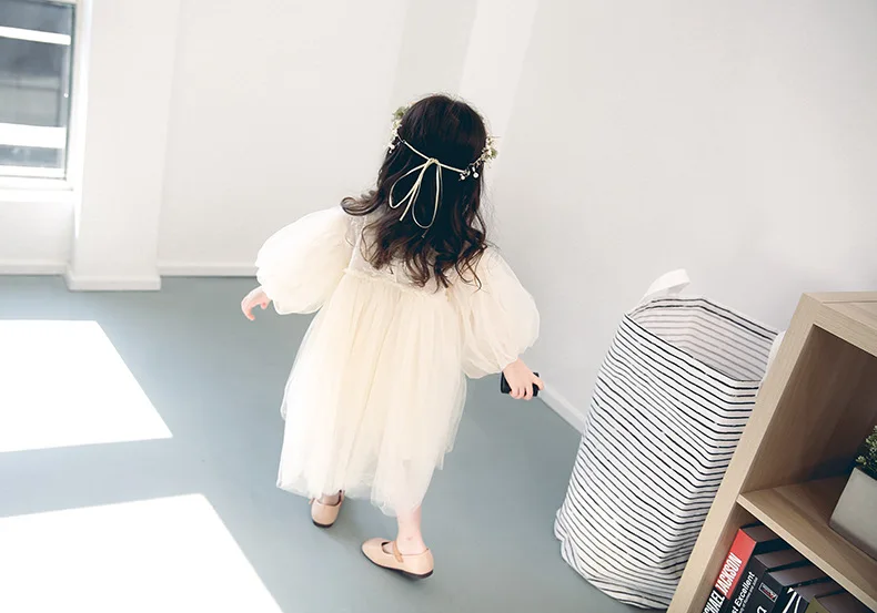 HoneyCherry New Kids Dresses For Girls Spring Girl Dress Child Baby Sweet Princess Dress Designer Dress Baby Girl Clothes