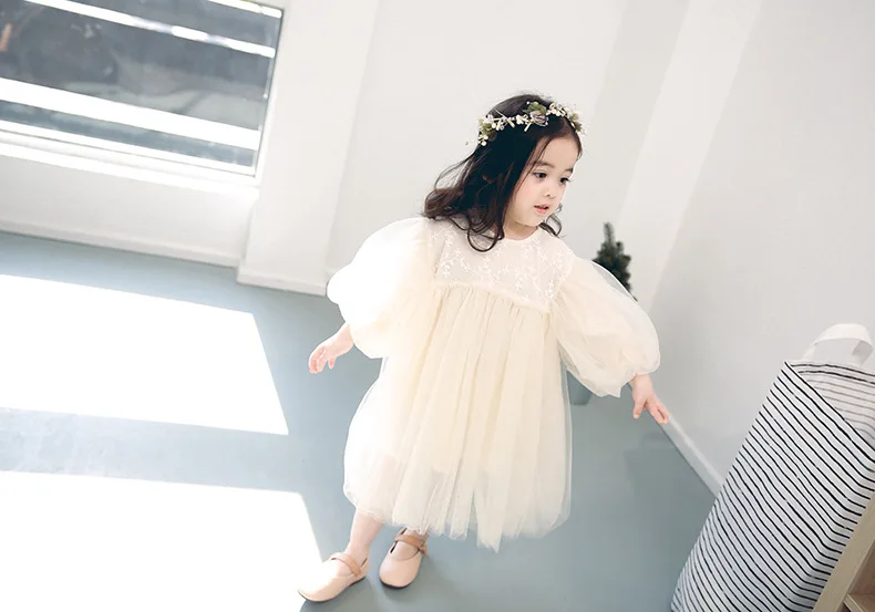 HoneyCherry New Kids Dresses For Girls Spring Girl Dress Child Baby Sweet Princess Dress Designer Dress Baby Girl Clothes