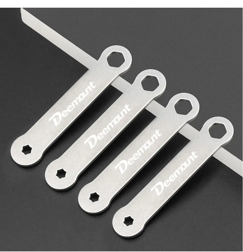Deemount 25/50 PCS Bicycle Pedal Bolts M4 Steel Stud Pin Nail Cycle Anti-skid Spikes Bike Parts Optional Tool