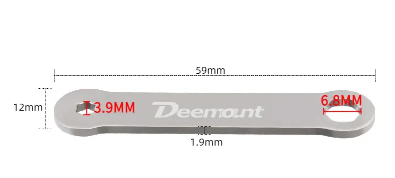 Deemount 25/50 PCS Bicycle Pedal Bolts M4 Steel Stud Pin Nail Cycle Anti-skid Spikes Bike Parts Optional Tool