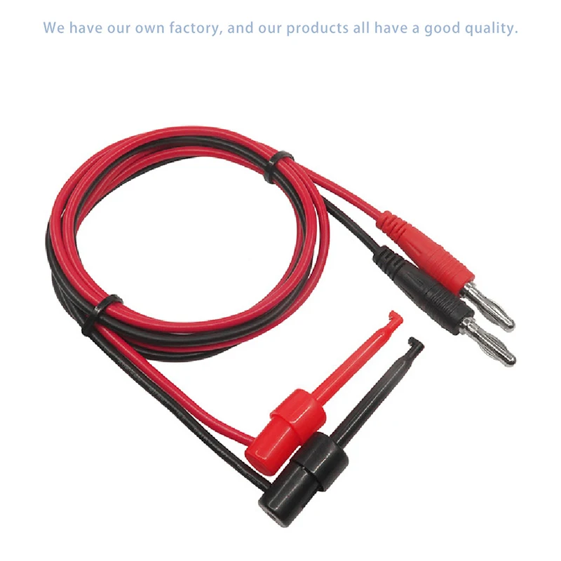 Cleqee P1039 1Set 4mm Banana Plug to Test Hook Clip Test Lead Kit Cable Mayitr IMax B6 for Multimeter Electronic Test Tools