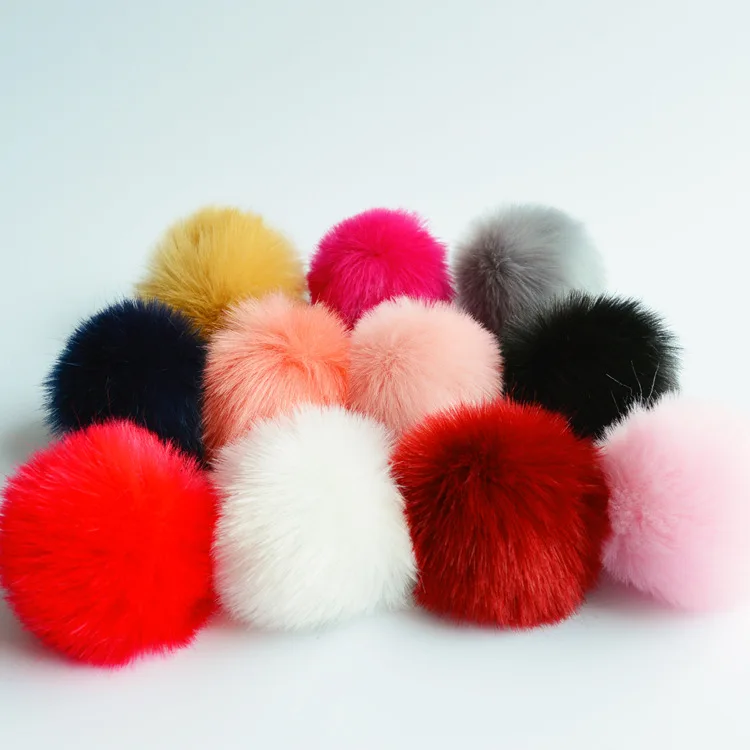 1PC Sweet girls Cute Little Girls' Pompom Hair Ties Double Pom Pom Elastic Band Hair Ropes Hair Accessories