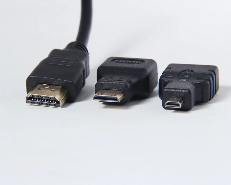 High quality Mini HDMI-compatible adapter Micro HDMI connector 1.5 meters 4K HD cable suitable for PS3 HDTV DVD XBOX PC Pro
