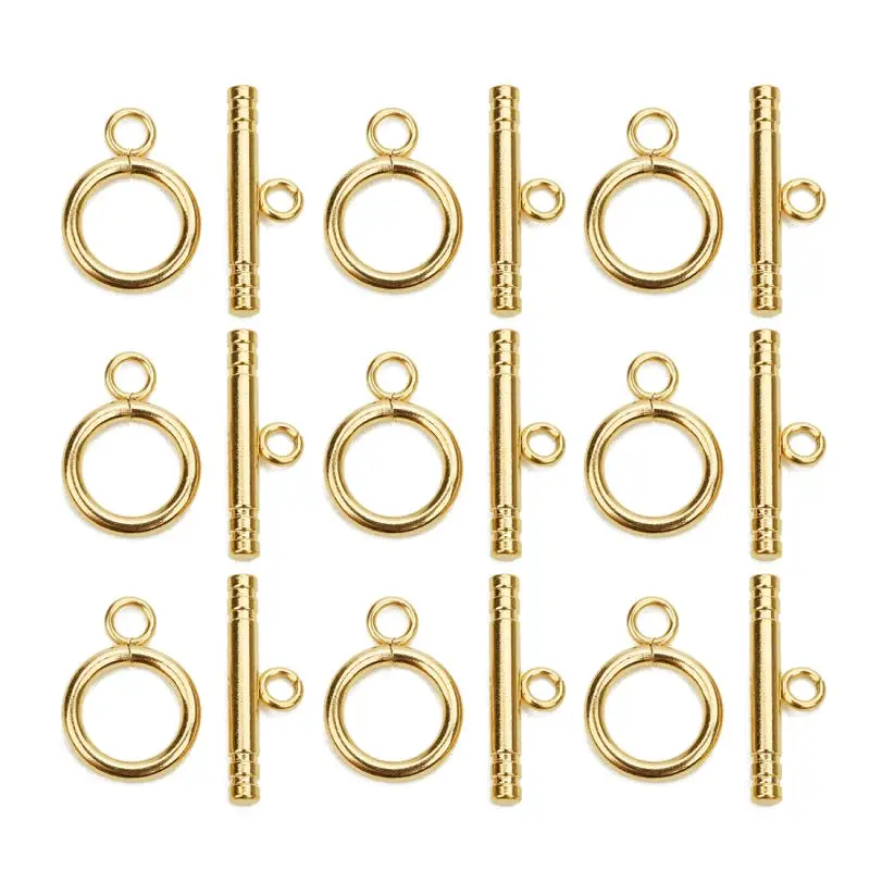4set/lot 3 Style High Quality Stainless Steel OT Clasps Connectors for DIY Bracelet Necklace Jewelry Findings Making Accessories