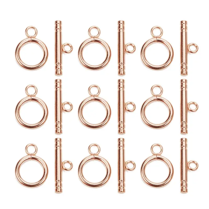 4set/lot 3 Style High Quality Stainless Steel OT Clasps Connectors for DIY Bracelet Necklace Jewelry Findings Making Accessories