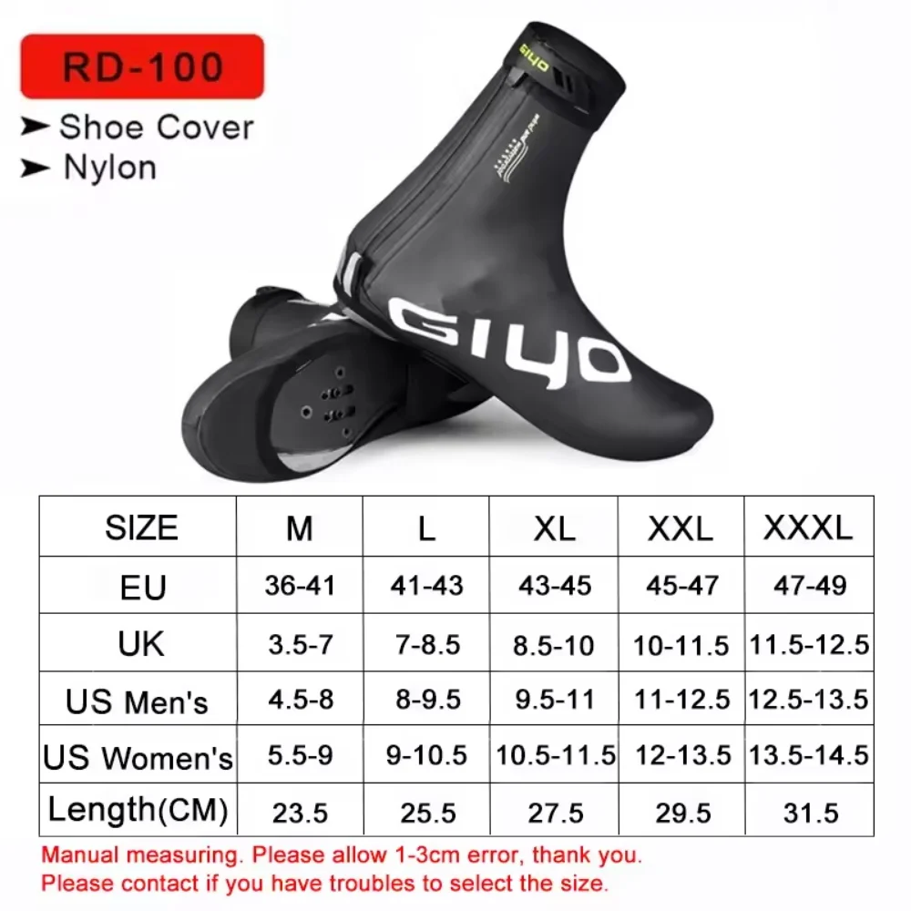 Waterproof Windproof Fleece Warm Cycling Lock Shoe Covers Reflective Bicycle Overshoes Winter Road Bike Shoes Cover Protector
