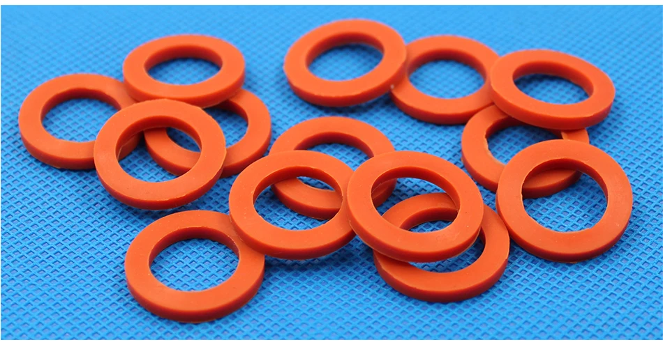 White Black 1/2" 3/4" 1"Rubber Ring Silicon PTFE Flat Gasket Sealing Ring Shower Nozzle Hose Pipe Bellows Tube Washer Ring-.-