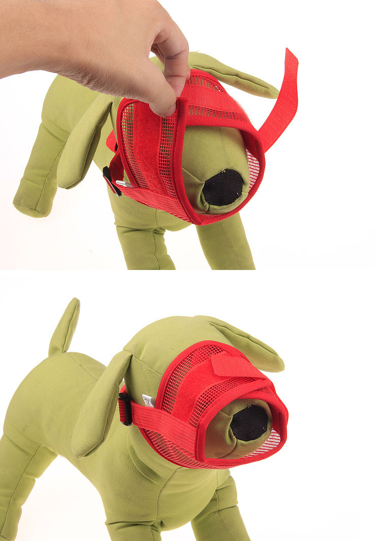 Anti Barking Dog Muzzle For Small Large Dogs Adjustable Mesh Breathable Pet Mouth Muzzle For Dogs Nylon Straps Dog Accessories