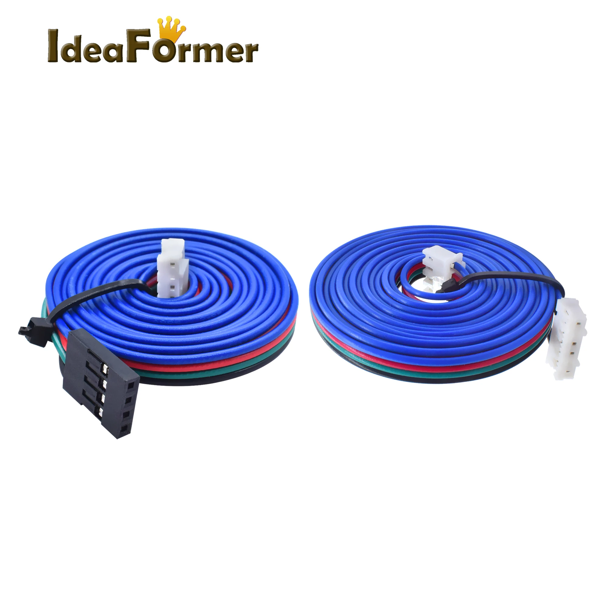 1Pcs 10cm/50cm/100cm/150mm Stepper Motor Cables 6pin PH2.0-4pin Extension Cord XH2.54 Black DuPont Terminal for 3D Printer Parts