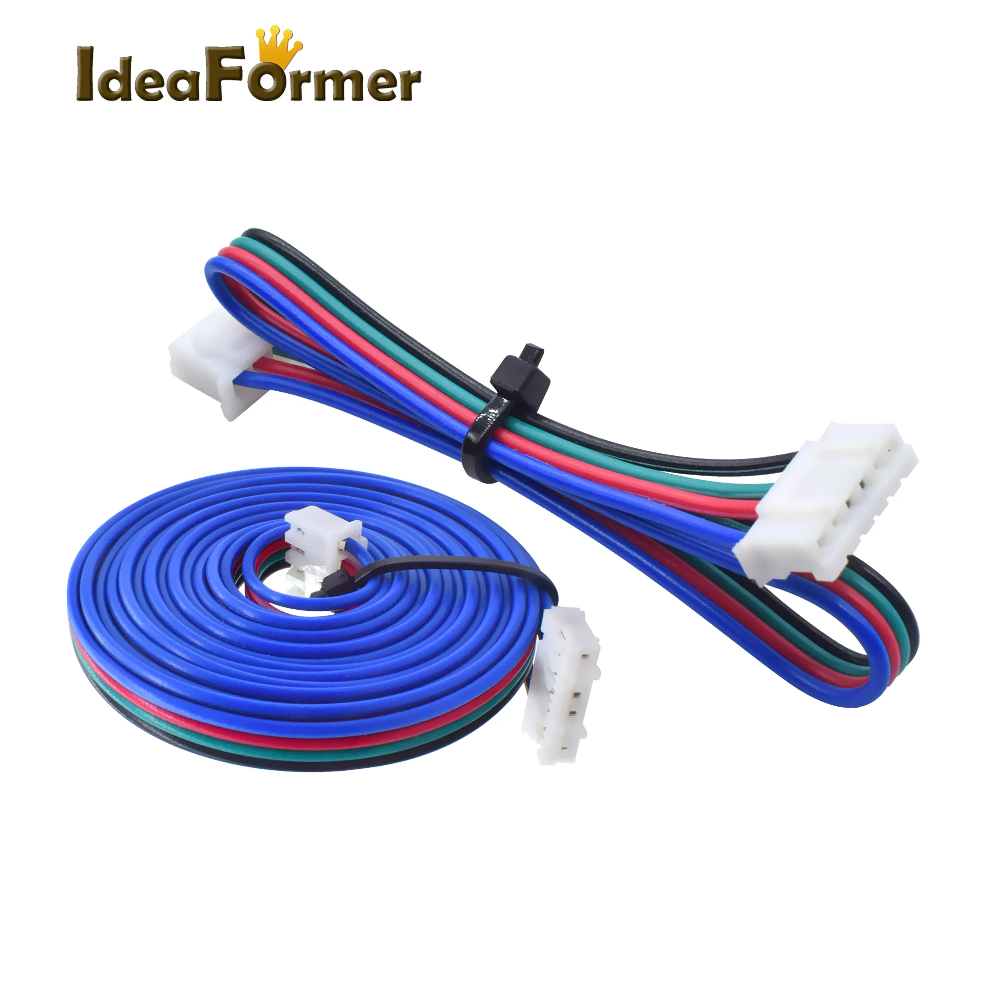 1Pcs 10cm/50cm/100cm/150mm Stepper Motor Cables 6pin PH2.0-4pin Extension Cord XH2.54 Black DuPont Terminal for 3D Printer Parts