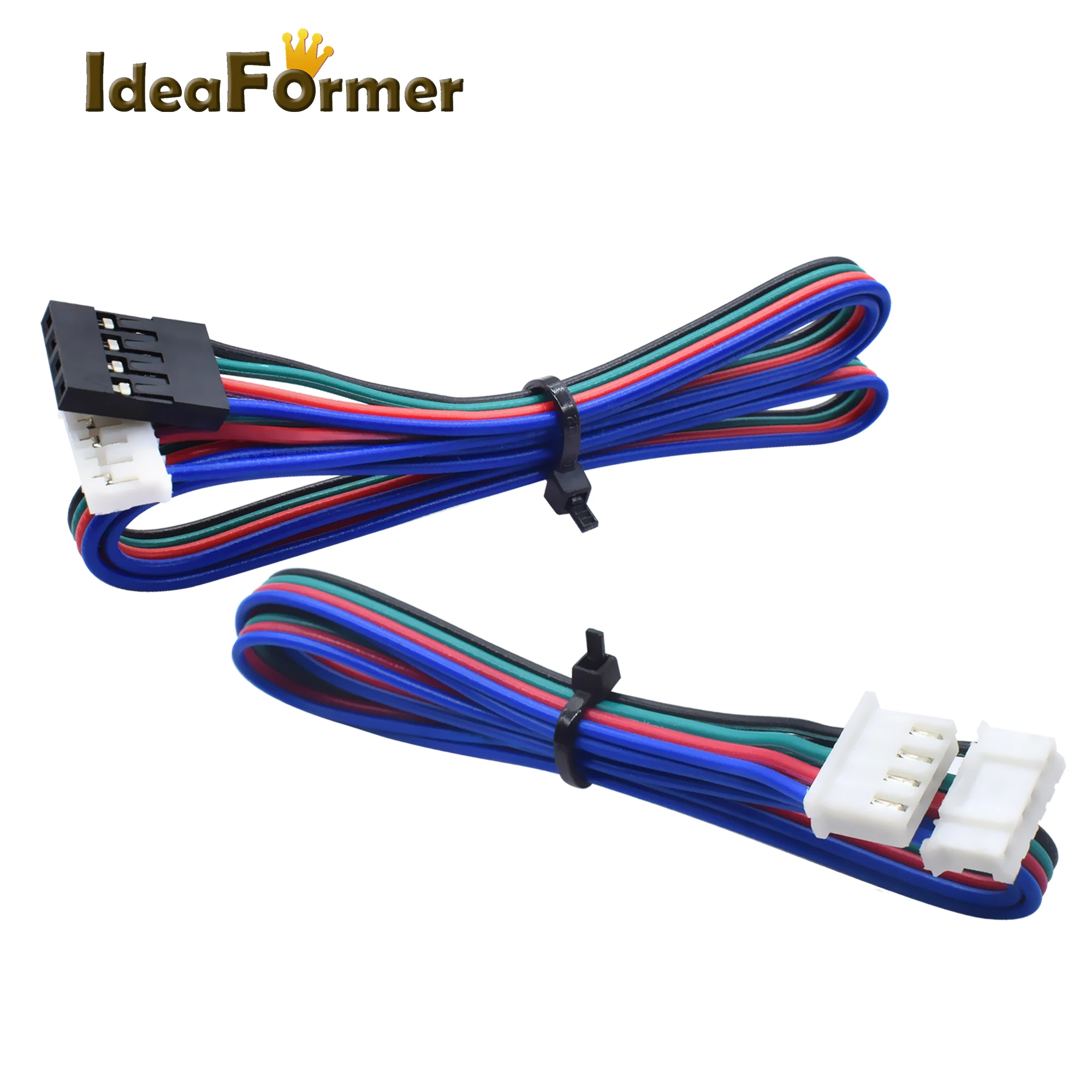 1Pcs 10cm/50cm/100cm/150mm Stepper Motor Cables 6pin PH2.0-4pin Extension Cord XH2.54 Black DuPont Terminal for 3D Printer Parts