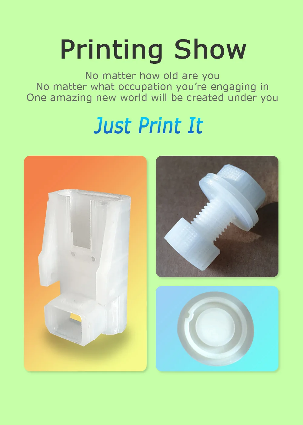 Pa Nylon Polyamide 3D Filament Printer 1.75 mm 1 -f- 75 1kg 10m 100g Diy For Shipping Thread White Nature Color