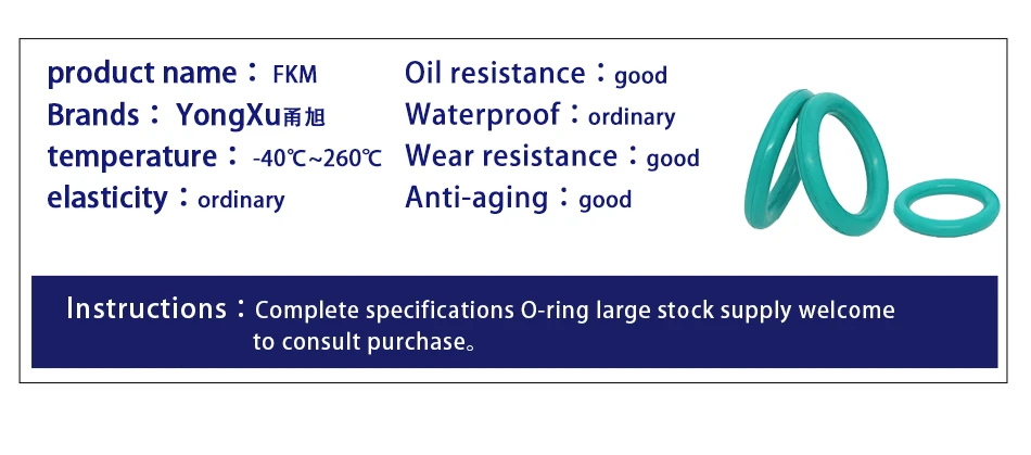 Thickness CS1/1.2/1.5mm Green FKM O-ring FPM Fluorine Rubber Sealing Gasket Elasticity Rubber Washer Ring Spot Wholesale