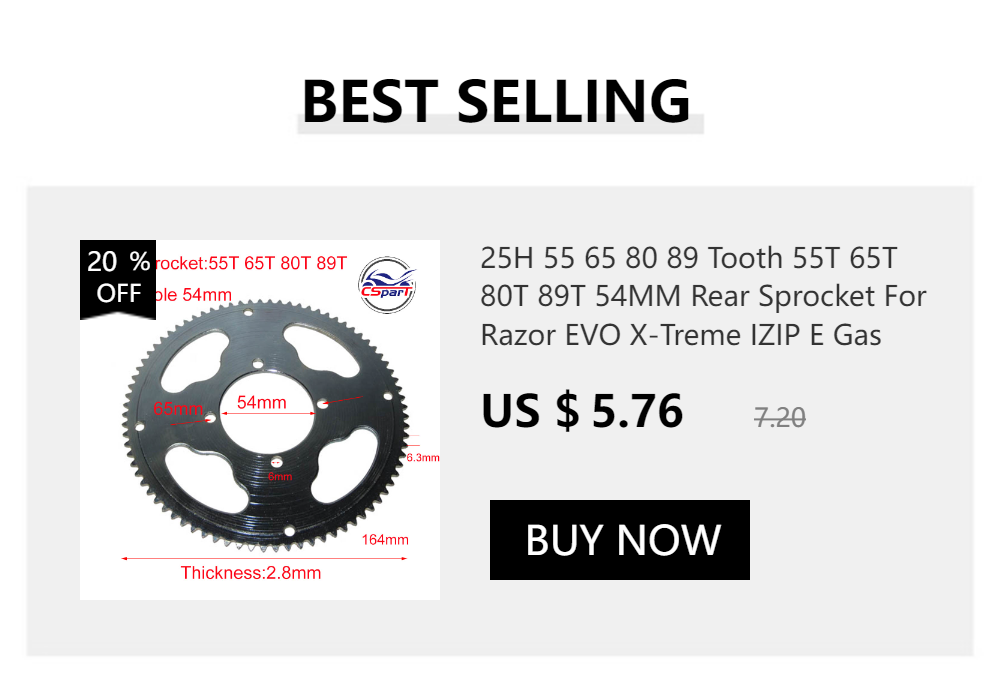 9 10 11 12 13 14 15 Tooth 9T 10T 11T 12T 13T 14T 15T T8F Sprocket 10MM For Razor EVO IZIP 500W 1000W Electric Scooter
