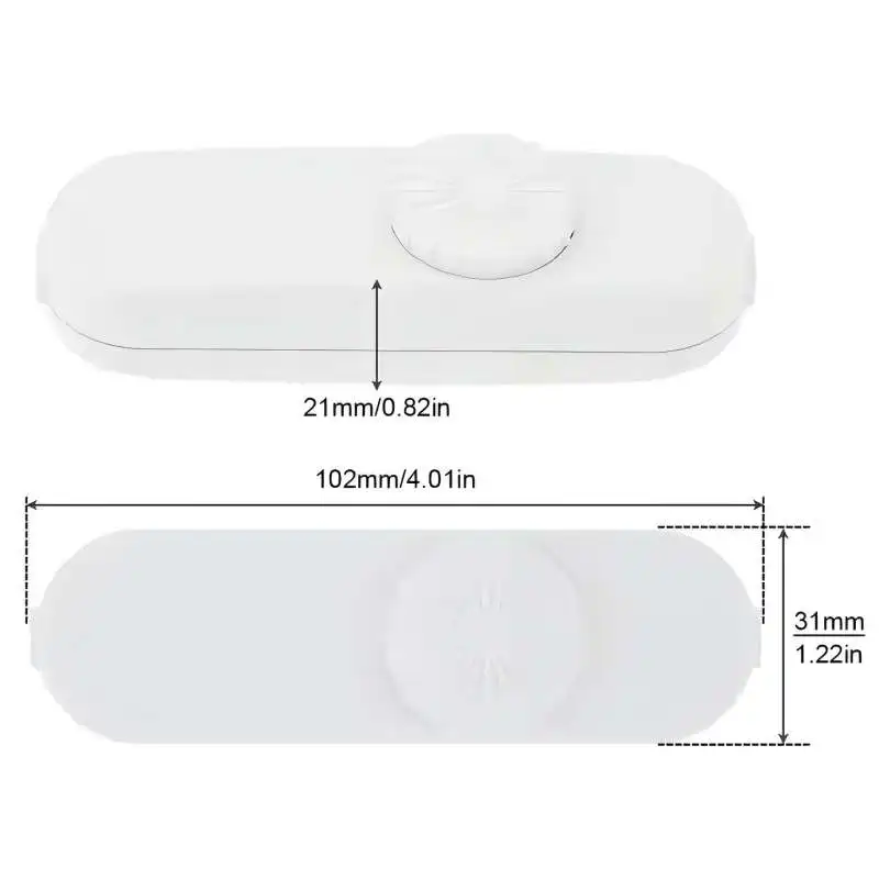 AC 220-240V LED Dimmer Switch Midway Inline Full Range Rotary Dimmer Switch for DIY Power Cords