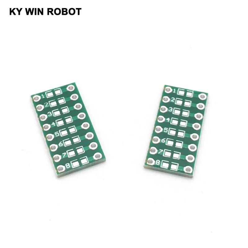 10pcs/LOT 0805 0603 0402 SMT Turn DIP Capacitor Resistor LED IC Adapter Socket PCB