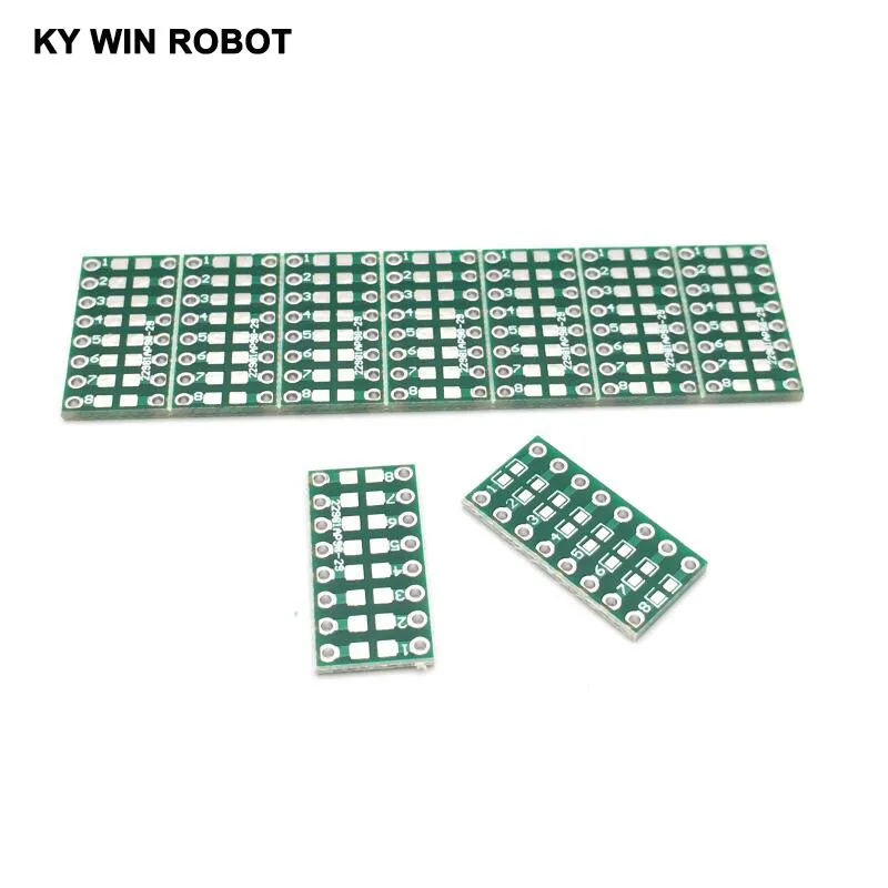 10pcs/LOT 0805 0603 0402 SMT Turn DIP Capacitor Resistor LED IC Adapter Socket PCB