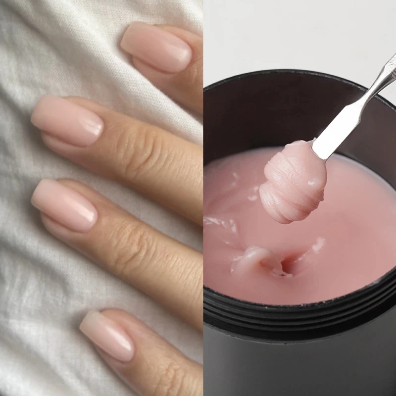 MSHARE Poly Nails Acryl Gel 60ml Builder UV Led Acrylgel Nails Extensions Acrylic Pink White Clear Acrylatic Hema Tpo Free Gel