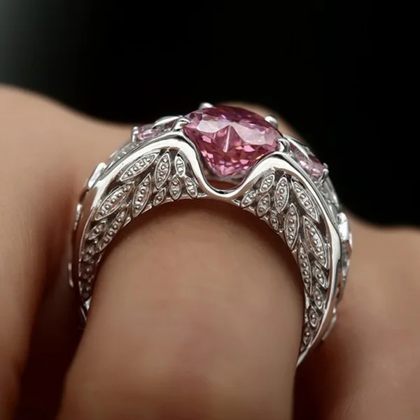 Classic 5 Color Authentic 925 Sterling Silver Ring Multicolor Love Heart Zircon Ring Wedding Jewelry Gift for Mother Anel Bijoux