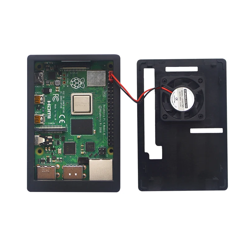 Raspberry Pi 3.5 Touch Screen 480*320 LCD TFT Display Optional ABS Metal Case Cooling Fan for Raspberry Pi 4 Model B or 3B+ 3B
