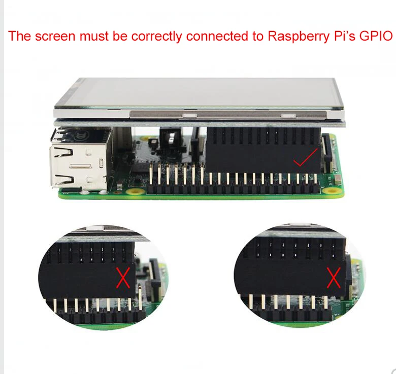 Raspberry Pi 3.5 Touch Screen 480*320 LCD TFT Display Optional ABS Metal Case Cooling Fan for Raspberry Pi 4 Model B or 3B+ 3B
