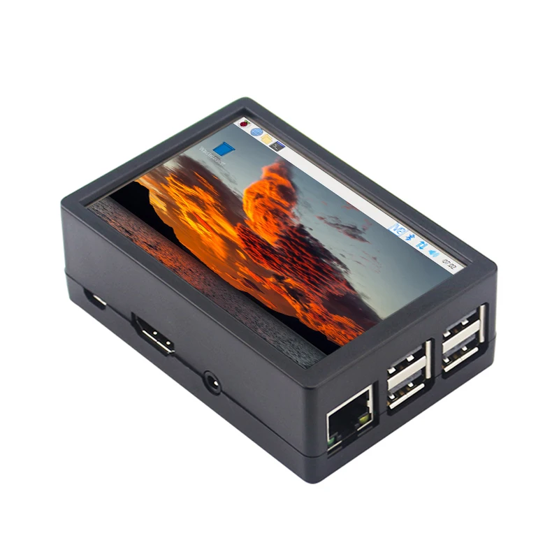 Raspberry Pi 3.5 Touch Screen 480*320 LCD TFT Display Optional ABS Metal Case Cooling Fan for Raspberry Pi 4 Model B or 3B+ 3B
