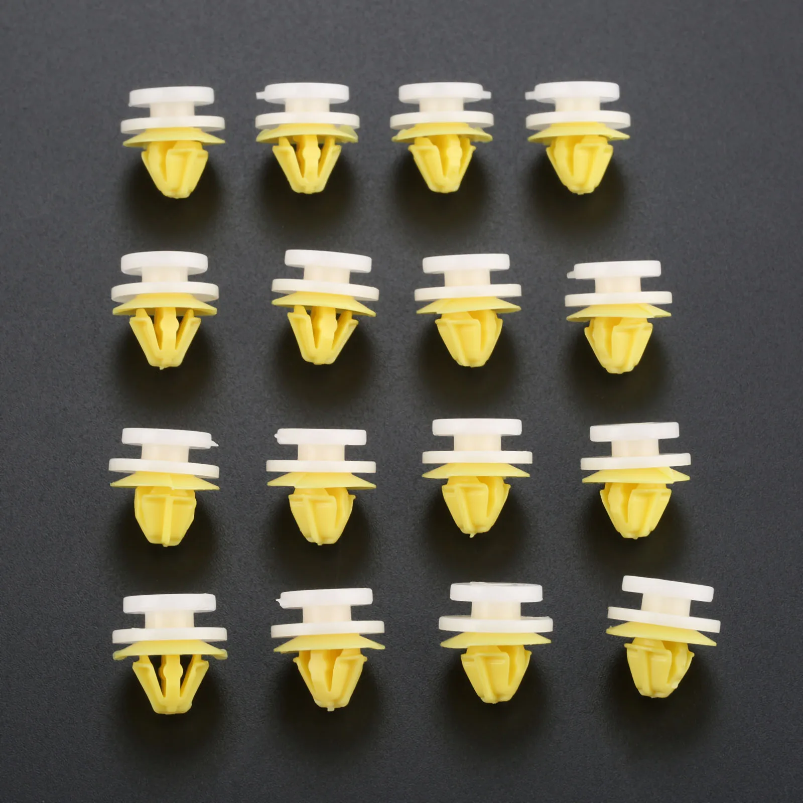 50Pcs Car Interior Door Card Panel Plastic Rivets Clips 8mm Hole Auto Fasteners For 7703077250 Clio Megane Scenic Twingo