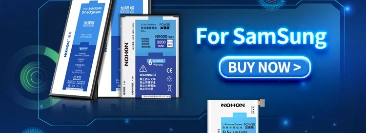 NOHON BN57 BM4J BM3L BM4E BM3M BM3E BN4A BN46 Battery For Xiaomi Mi 9T Pro 8 Lite 9 SE 11 POCO X3 NFC F1 Redmi Note 10 9 8 Pro 7