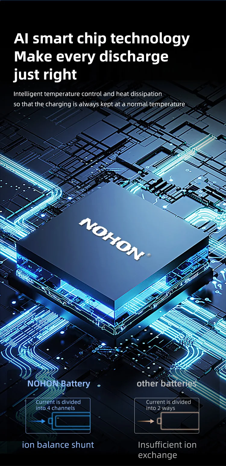 NOHON BN57 BM4J BM3L BM4E BM3M BM3E BN4A BN46 Battery For Xiaomi Mi 9T Pro 8 Lite 9 SE 11 POCO X3 NFC F1 Redmi Note 10 9 8 Pro 7