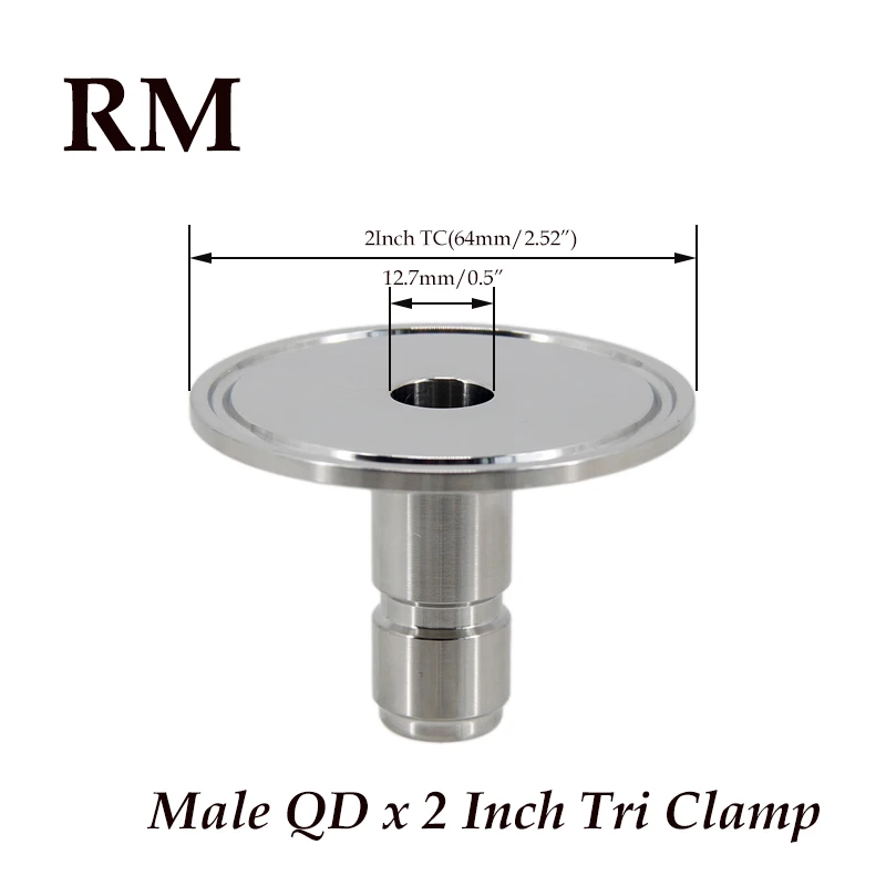 Homebrew Beer Quick Disconnect 304 Stainless Steel Ball Lock Style Free Shipping