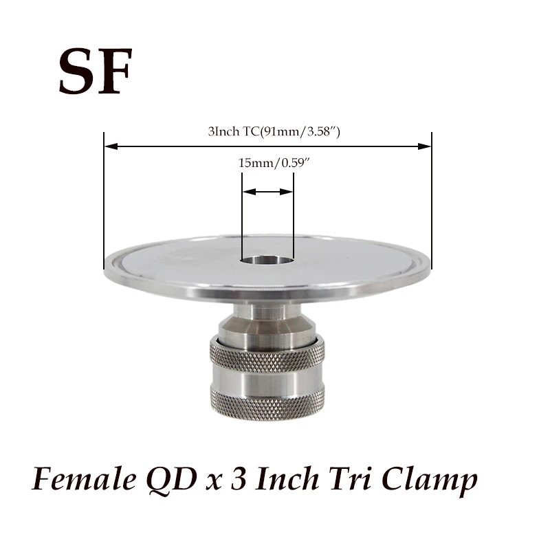 Homebrew Beer Quick Disconnect 304 Stainless Steel Ball Lock Style Free Shipping