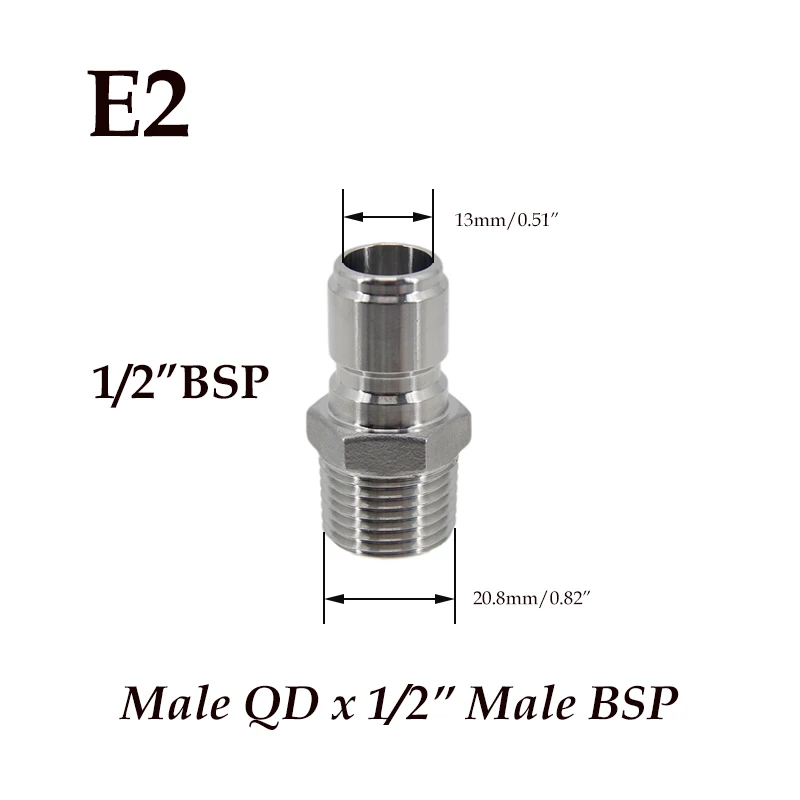 Homebrew Beer Quick Disconnect 304 Stainless Steel Ball Lock Style Free Shipping