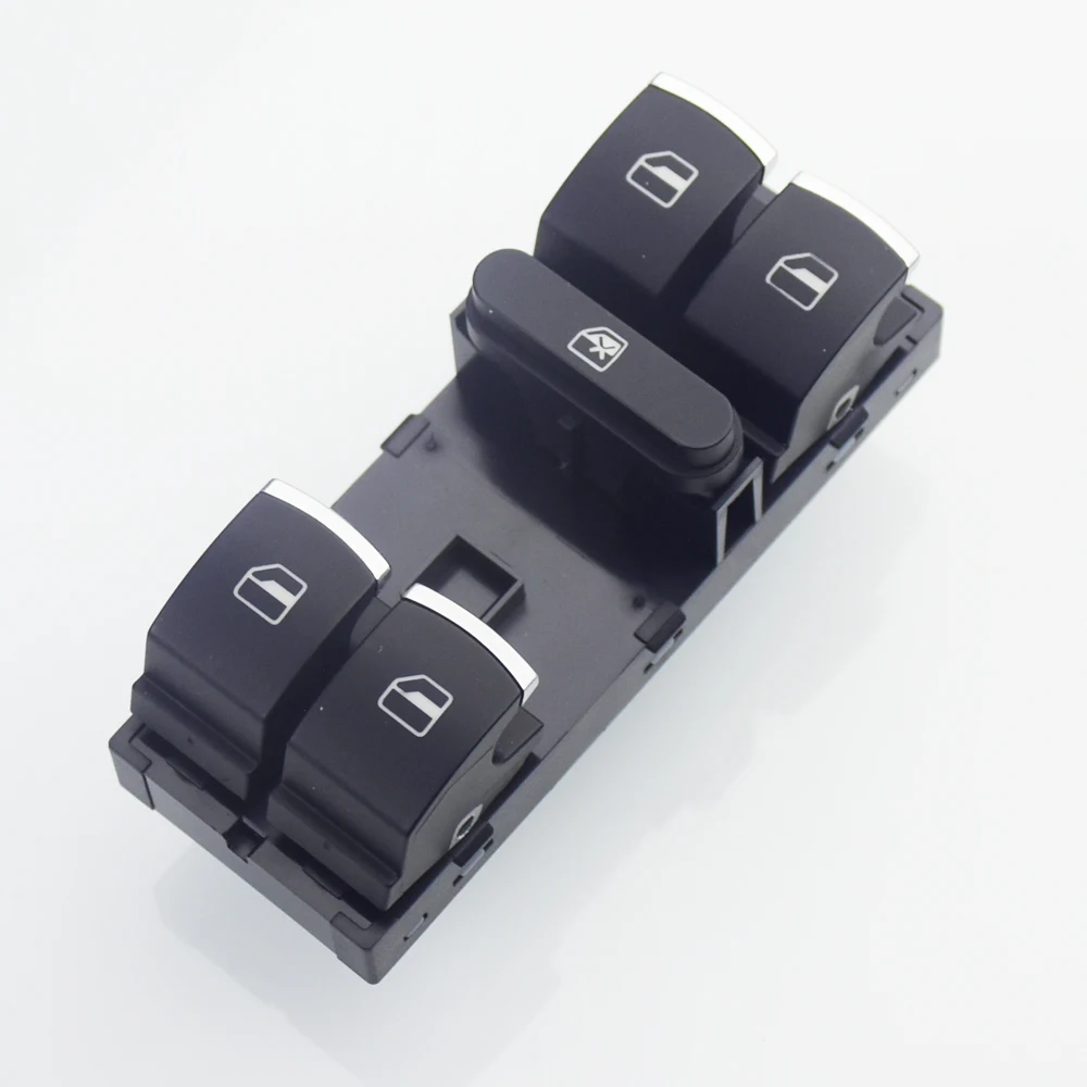 Chrome Headlight Switch+Power Window Master Switch For VW Golf 5 6 Mk5 6 Jetta 5 6 Passat B6 Touran SEAT 5ND941431B 5ND959855