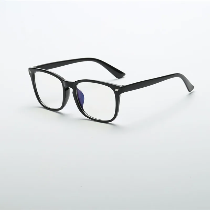 Fashion Unisex Square Glasses Plain Glasses Full Frame Glasses for Men and Women Radiation Protection Optical Glasses