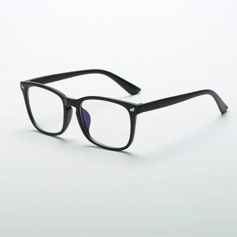 Fashion Unisex Square Glasses Plain Glasses Full Frame Glasses for Men and Women Radiation Protection Optical Glasses
