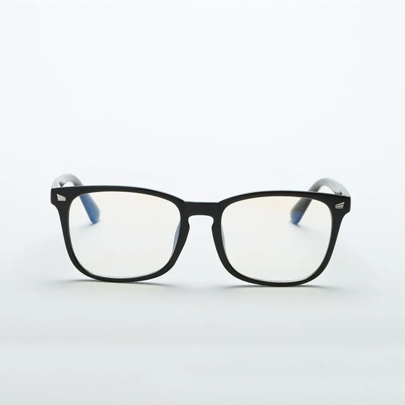 Fashion Unisex Square Glasses Plain Glasses Full Frame Glasses for Men and Women Radiation Protection Optical Glasses