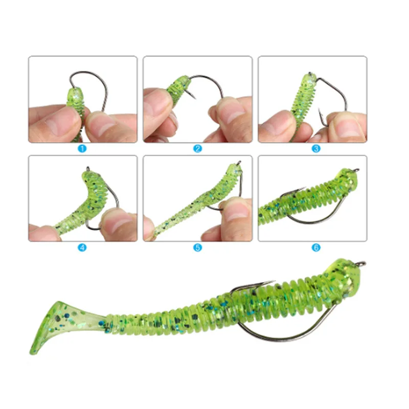 Fishing hooks 10pcs jig head crank hook Bass Offset fish hook for Soft Bait Crankbait carp sea Fishing Tackle accessories Pesca