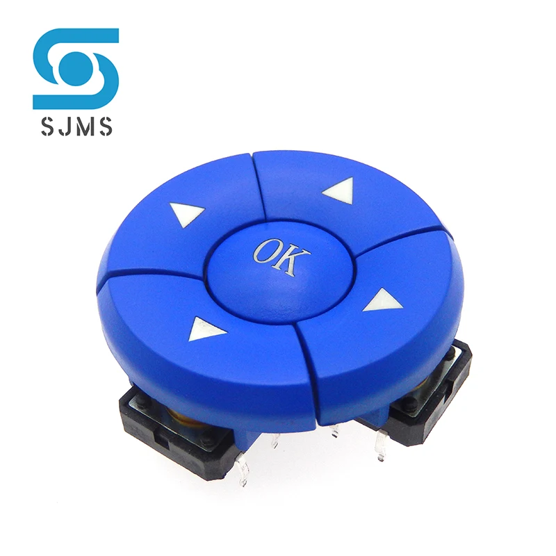 1 set A14 cap 5 way direction Combination switch B3F-4055 with Arrow OK button SMD 12*12*7.3mm Micro Tactile Tact Taster