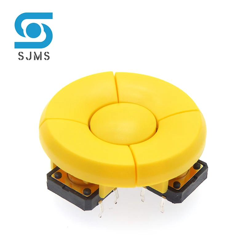 1 set A14 cap 5 way direction Combination switch B3F-4055 with Arrow OK button SMD 12*12*7.3mm Micro Tactile Tact Taster