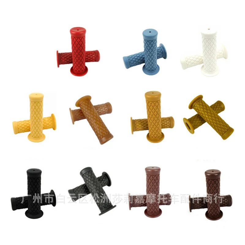 Retro Classic Motorbike Grips Handle Bar Vintage Scooter Accessories for Harley Yamaha Motorcycle Handlebar Cafe Racer Moto Grip