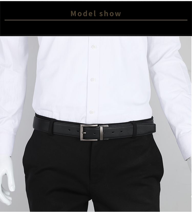 Men Reversible Casual High Quality Belt Man Genuine Leather Belt Male Strap Luxury Trouser Jeans Dress Belt For Men