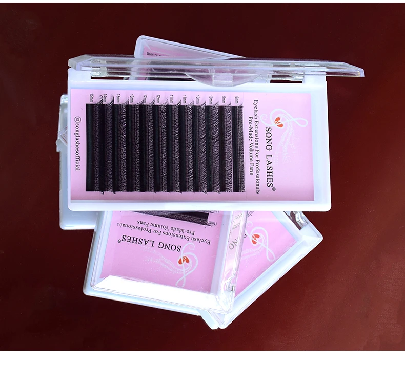 SONG LASHES Y Shape Premade Fans Eyelash Extensions For Salon Individual Eyelashes C D DD Curl 2D YY Lashes Y Shape Lashes