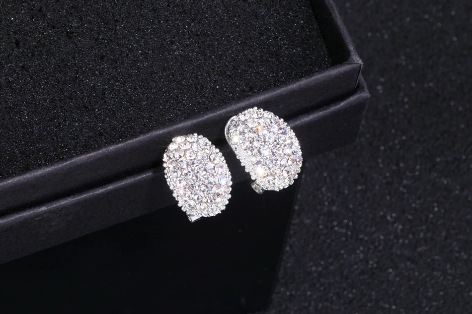 Classic Design Romantic Jewelry 2026 Fashion AAA Cubic Zirconia Stone Stud Earrings For Women Elegant Wedding Jewelry Gift WX023
