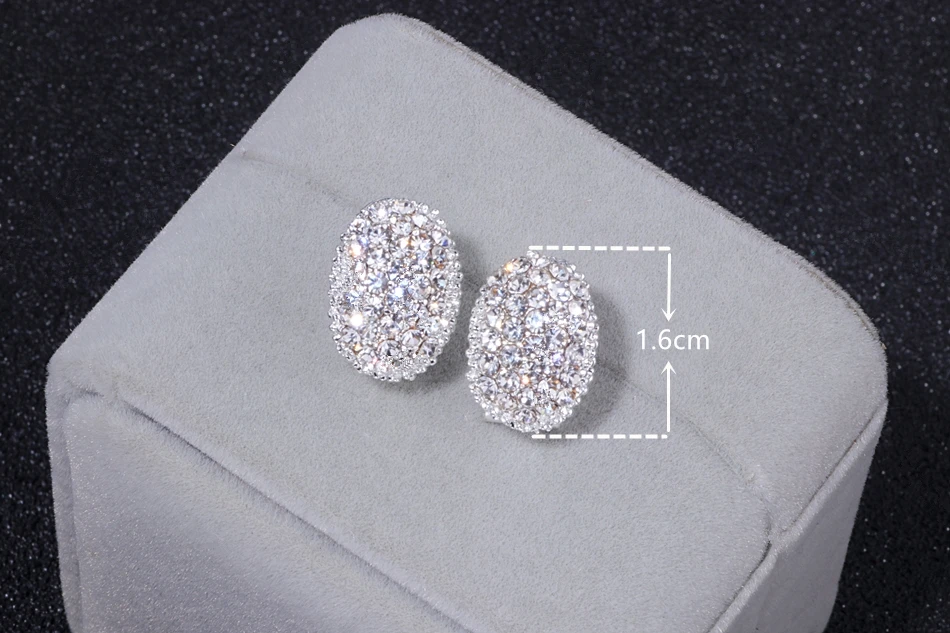 Classic Design Romantic Jewelry 2026 Fashion AAA Cubic Zirconia Stone Stud Earrings For Women Elegant Wedding Jewelry Gift WX023