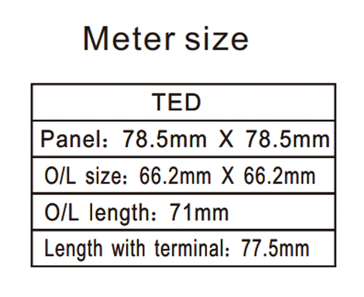 TED 72*72mm K J PT100 Type AC220V 110V 24V 380V Knob 0-100 300 400 600 Degree Digital Thermostat Powered Temperature Controller