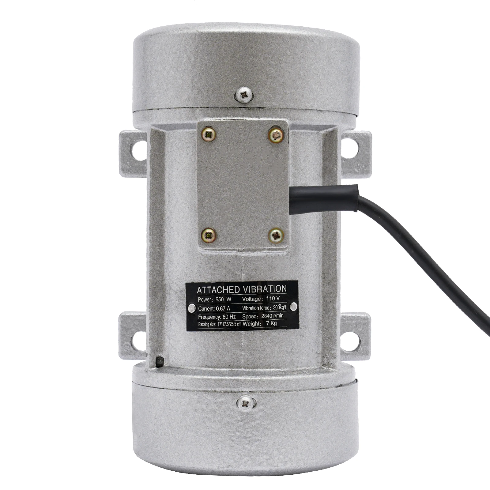 Waterproof Concrete Vibrator 110V 550W 2840RPM Electric Shocker for Mining and Electric Power