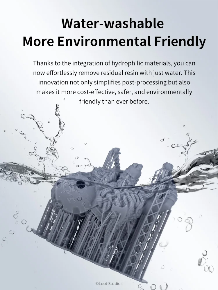ANYCUBIC Water-Wash 2.0 10KG 3D Printer Resin Water-Washable High Precision Low odor And Low Viscosity for LCD 3D printer Photon