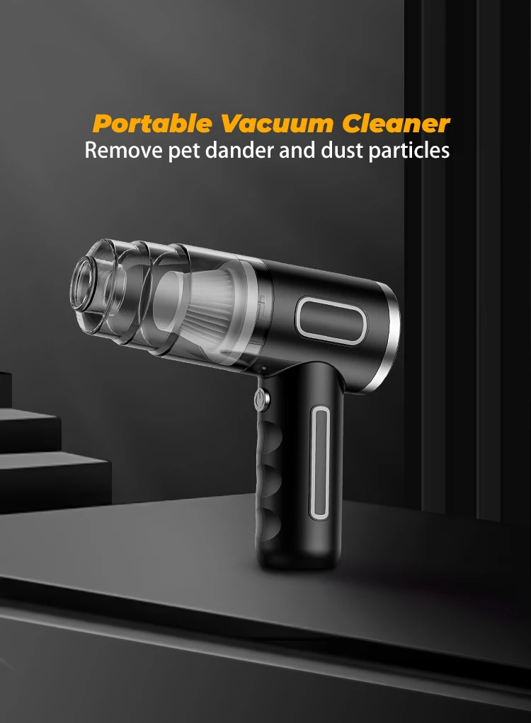 ABS Car Vacuum Cleaner Portable Powerful Wireless Vacuum Cleaner Home Carpet Cleaner Home Appliance Mini Cleaning Machine