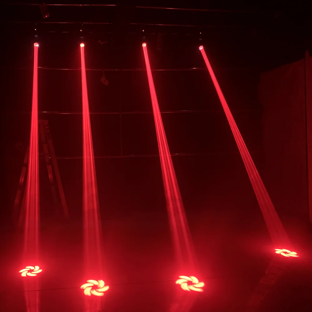 mini LED Moving head Light 120W Beam Spot 8 Rotating Prisms DJ Dmx Bar Strobe Stage Effect