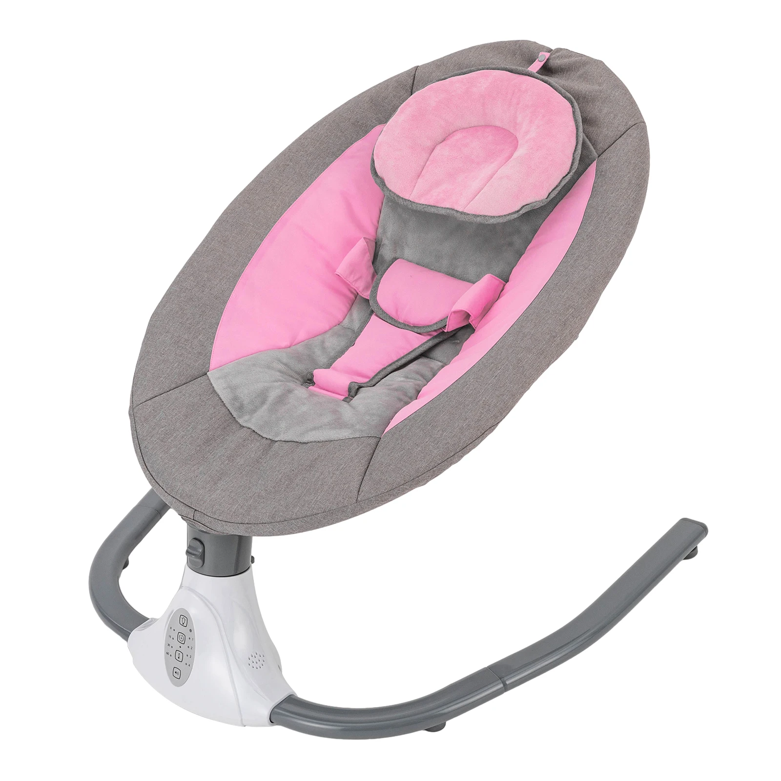 Electric Baby Swings for Infants to Toddler,Rocking Bedside Sleeper w/Wheels Travel Bag Music Speake for Newborn Boys and Girls
